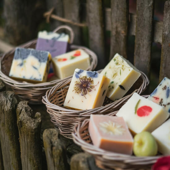 handmade bars of soap